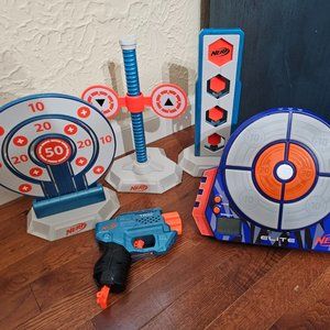 Nerf Gun and Target Practice Bundle